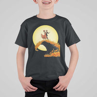 Dia De Los Muertos T Shirt For Kid Skeletons Dancing Mexican - Wonder Print Shop