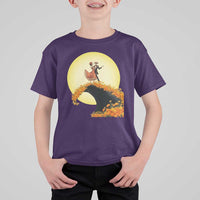 Dia De Los Muertos T Shirt For Kid Skeletons Dancing Mexican - Wonder Print Shop