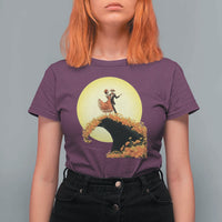 Dia De Los Muertos T Shirt For Women Skeletons Dancing Mexican - Wonder Print Shop