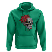 Sugar Skull Calavera Holiday Spirit Mistletoe Hoodie - Wonder Print Shop