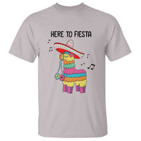 Funny Pinata Mexican T Shirt Here To Fiesta - Wonder Print Shop