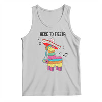 Funny Pinata Mexican Tank Top Here To Fiesta - Wonder Print Shop