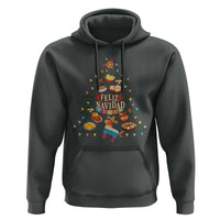 Feliz Navidad Hoodie Mexican Christmas Tree Fiesta - Wonder Print Shop