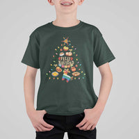 Feliz Navidad T Shirt For Kid Mexican Christmas Tree Fiesta - Wonder Print Shop