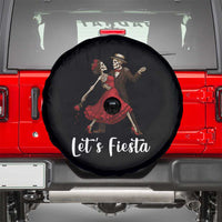 Skeleton Mexican Christmas Spare Tire Cover Let us Fiesta - Wonder Print Shop