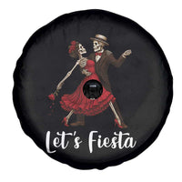 Skeleton Mexican Christmas Spare Tire Cover Let us Fiesta - Wonder Print Shop