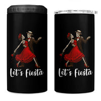Skeleton Mexican Christmas 4 in 1 Can Cooler Tumbler Let us Fiesta - Wonder Print Shop