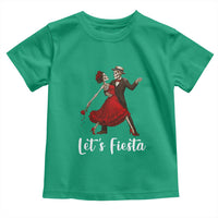 Skeleton Mexican Christmas Toddler T Shirt Let us Fiesta - Wonder Print Shop