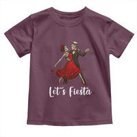 Skeleton Mexican Christmas Toddler T Shirt Let us Fiesta - Wonder Print Shop