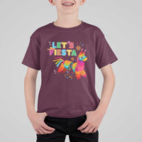 Funny Pinata Mexican T Shirt For Kid Let Us Fiesta - Wonder Print Shop