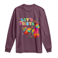 Funny Pinata Mexican Long Sleeve Shirt Let Us Fiesta - Wonder Print Shop