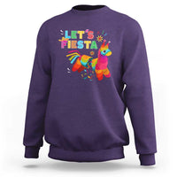 Funny Pinata Mexican Sweatshirt Let Us Fiesta - Wonder Print Shop