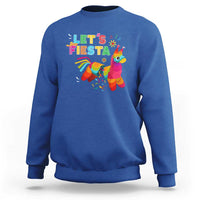 Funny Pinata Mexican Sweatshirt Let Us Fiesta - Wonder Print Shop