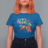 Funny Pinata Mexican T Shirt For Women Let Us Fiesta - Wonder Print Shop