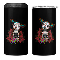 Calavera Chihuahua 4 in 1 Can Cooler Tumbler Pinata Dia De Los Muertos Mexican - Wonder Print Shop