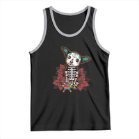 Calavera Chihuahua Tank Top Pinata Dia De Los Muertos Mexican - Wonder Print Shop
