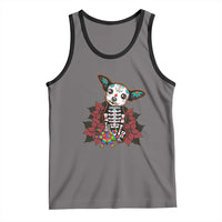Calavera Chihuahua Tank Top Pinata Dia De Los Muertos Mexican - Wonder Print Shop