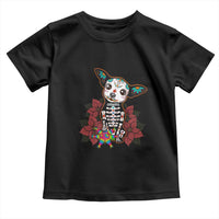 Calavera Chihuahua Toddler T Shirt Pinata Dia De Los Muertos Mexican - Wonder Print Shop