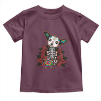 Calavera Chihuahua Toddler T Shirt Pinata Dia De Los Muertos Mexican - Wonder Print Shop