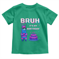 Funny Pinata Mexican Toddler T Shirt Bruh It Is My Birthday - Wonder Print Shop
