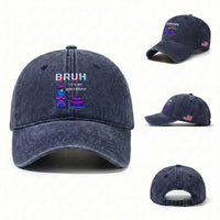 Funny Pinata Mexican Washed Cotton Baseball Cap Bruh It Is My Birthday