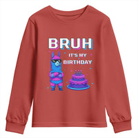 Funny Pinata Mexican Youth Sweatshirt Bruh It Is My Birthday - Wonder Print Shop