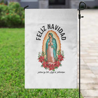 Virgin Mary Feliz Navidad Garden Flag Our Lady Virgen De Guadalupe - Wonder Print Shop