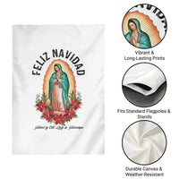 Virgin Mary Feliz Navidad Garden Flag Our Lady Virgen De Guadalupe - Wonder Print Shop
