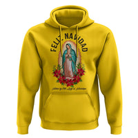 Virgin Mary Feliz Navidad Hoodie Our Lady Virgen De Guadalupe - Wonder Print Shop
