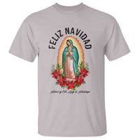 Virgin Mary Feliz Navidad T Shirt Our Lady Virgen De Guadalupe - Wonder Print Shop