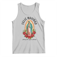 Virgin Mary Feliz Navidad Tank Top Our Lady Virgen De Guadalupe - Wonder Print Shop