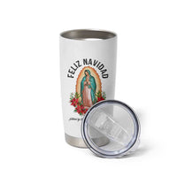 Virgin Mary Feliz Navidad Tumbler Cup Our Lady Virgen De Guadalupe - Wonder Print Shop