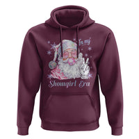 Pink Santa Christmas Hoodie Bubble Gum Peace Sign - Wonder Print Shop