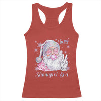 Pink Santa Christmas Racerback Tank Top Bubble Gum Peace Sign - Wonder Print Shop