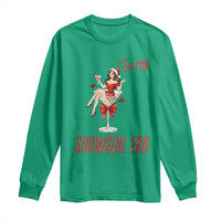 Santa Girls Christmas Long Sleeve Shirt In My Costume Era - Wonder Print Shop