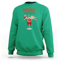 Santa Girls Christmas Sweatshirt - Wonder Print Shop