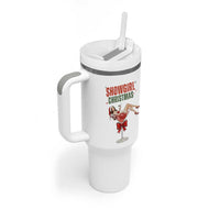 Santa Girls Christmas Tumbler With Handle - Wonder Print Shop