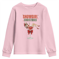Santa Girls Christmas Youth Sweatshirt - Wonder Print Shop