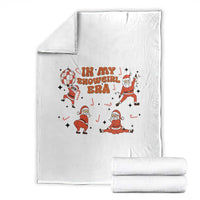 Funny Santa Girl Christmas Throw Blanket - Wonder Print Shop