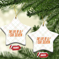 67 Six Seven Meme Ceramic Ornament - Wonder Print Shop