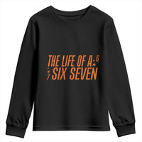 67 Six Seven Meme Youth Sweatshirt - Wonder Print Shop