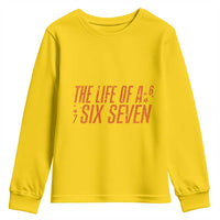 67 Six Seven Meme Youth Sweatshirt - Wonder Print Shop