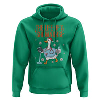 Funny Goose Nurse Christmas Hoodie The Life Of A Shownurrse - Wonder Print Shop
