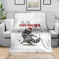 Funny Raccoon Christmas Throw Blanket In My Costume Era Xmas - Wonder Print Shop