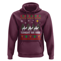 Tonight We Ride Hoodie Three Wise Men Nativity Scene Christmas - Wonder Print Shop