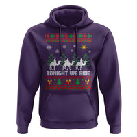 Tonight We Ride Hoodie Three Wise Men Nativity Scene Christmas - Wonder Print Shop