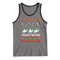 Tonight We Ride Tank Top Three Wise Men Nativity Scene Christmas - Wonder Print Shop