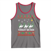 Tonight We Ride Tank Top Three Wise Men Nativity Scene Christmas - Wonder Print Shop
