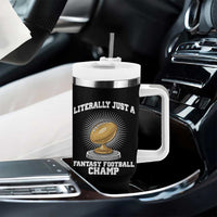 Funny Champ Champion Tumbler With Handle Literally Just A Fantasy Football Champ - Wonder Print Shop