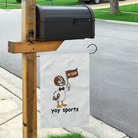 Silly Goose Football Garden Flag Yays Sport - Wonder Print Shop